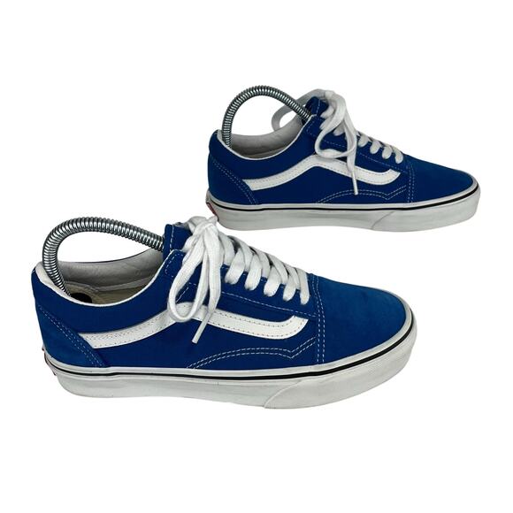 Vans Old Skool Skate Shoes Blue - Picture 3 of 10